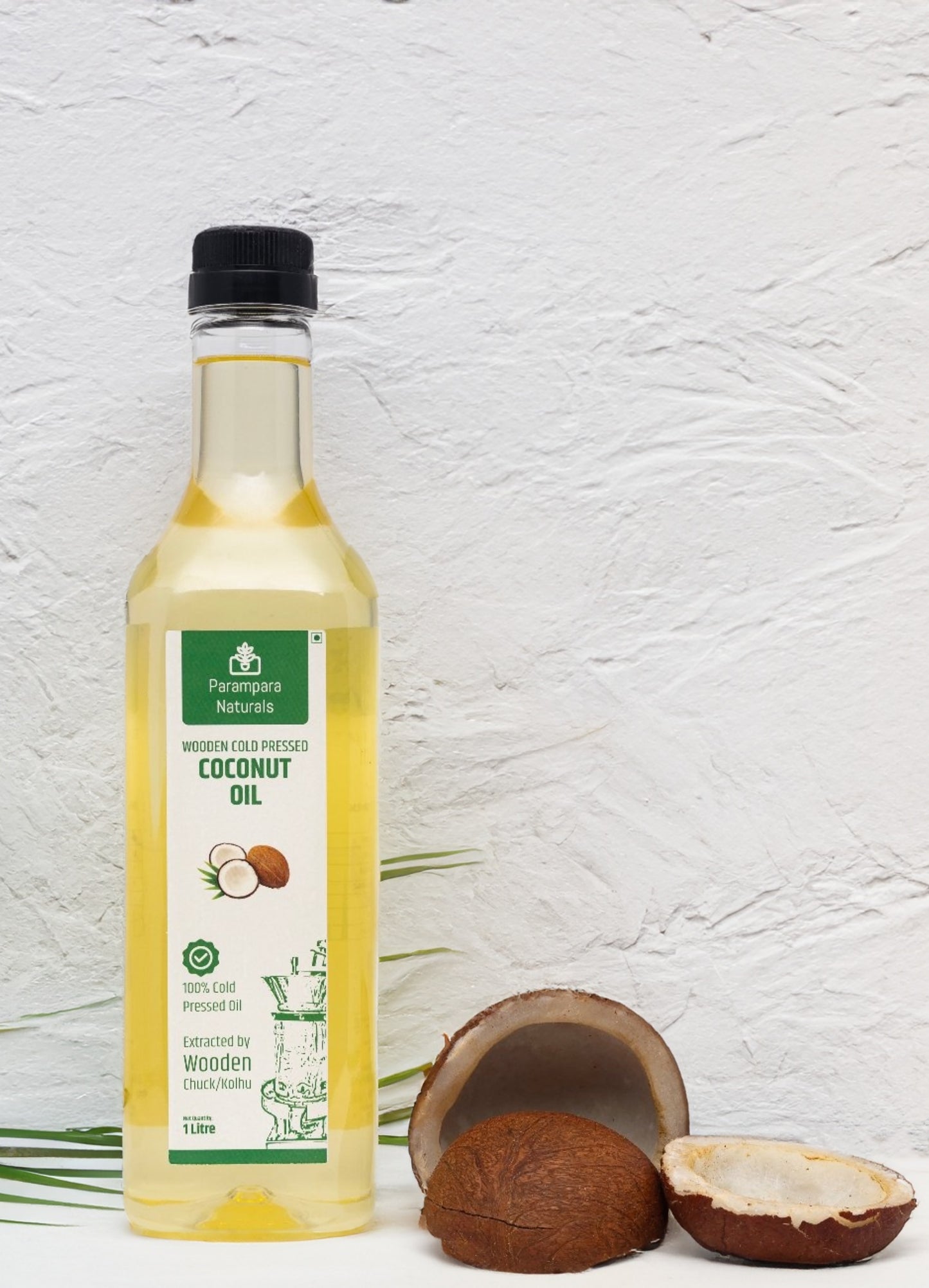 pure wood pressed coconut oil