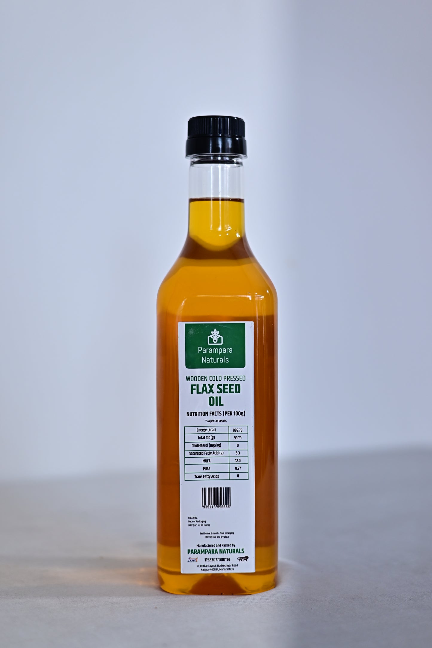 Wood Pressed Flax seed oil