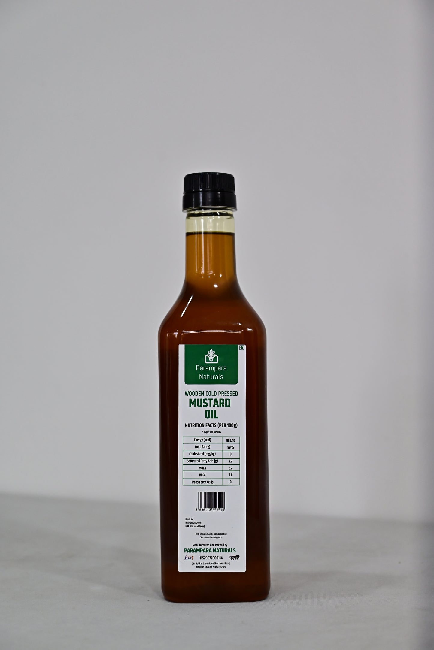Parampara Naturals cold Pressed Mustard Oil