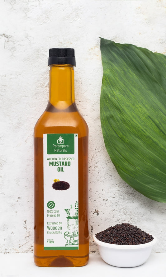 Wood Pressed Mustard Oil (सरसो / मोहरी तेल - 5L & 10L)