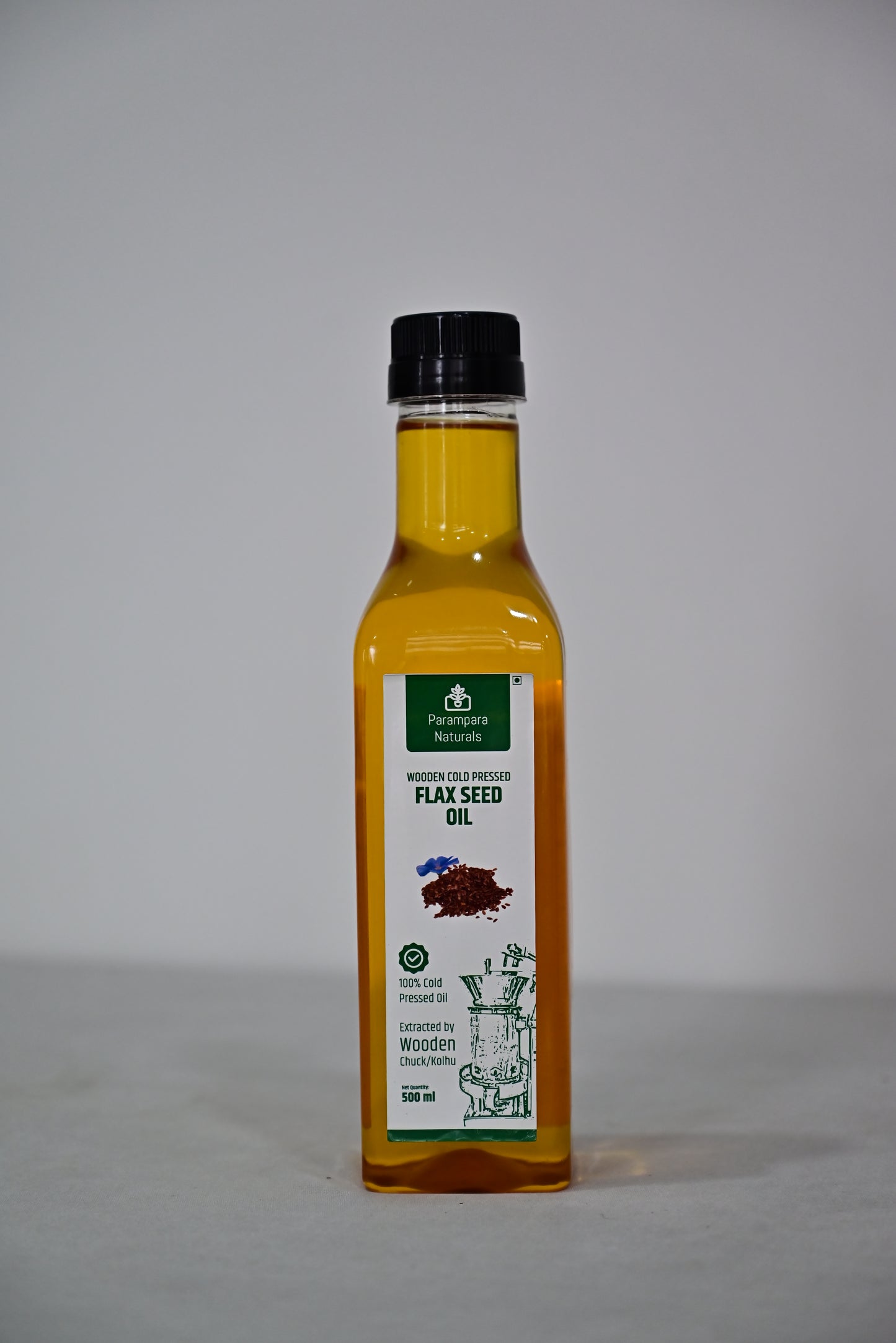 Wood Pressed Flax Seed Oil (अलसी / जवस तेल)