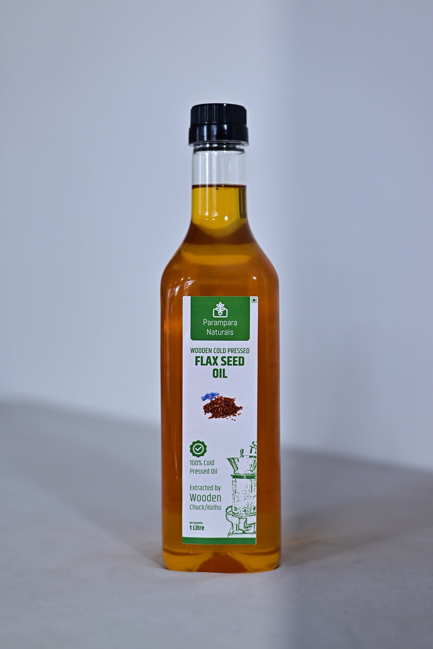 Wood Pressed Flax Seed Oil (अलसी / जवस तेल)