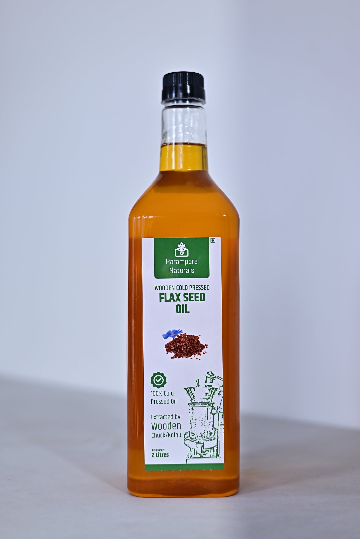 Wood Pressed Flax Seed Oil (अलसी / जवस तेल)