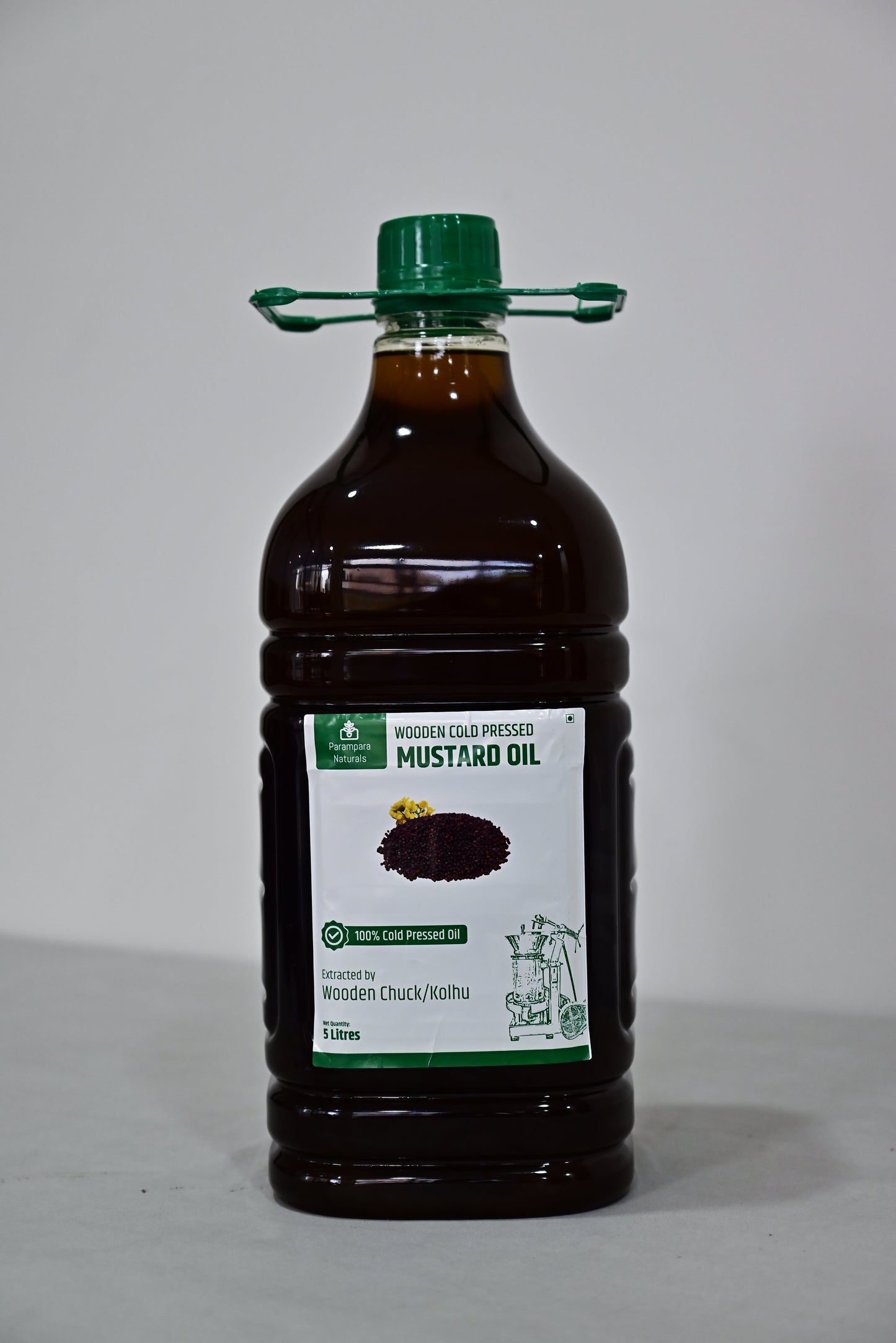 Wood Pressed Mustard Oil (सरसो / मोहरी तेल - 5L & 10L)